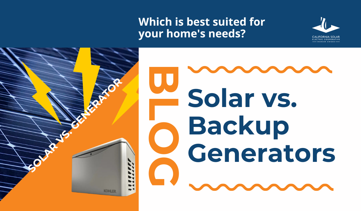 Solar vs. Backup Generators:&nbsp;Which is best suited for your home's needs?