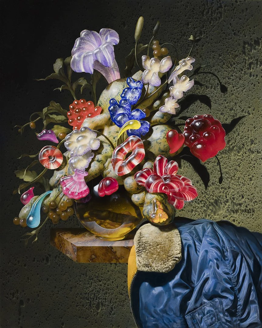 Metabolic Still Life with Butterfly and Blue Bomber Jacket .jpeg