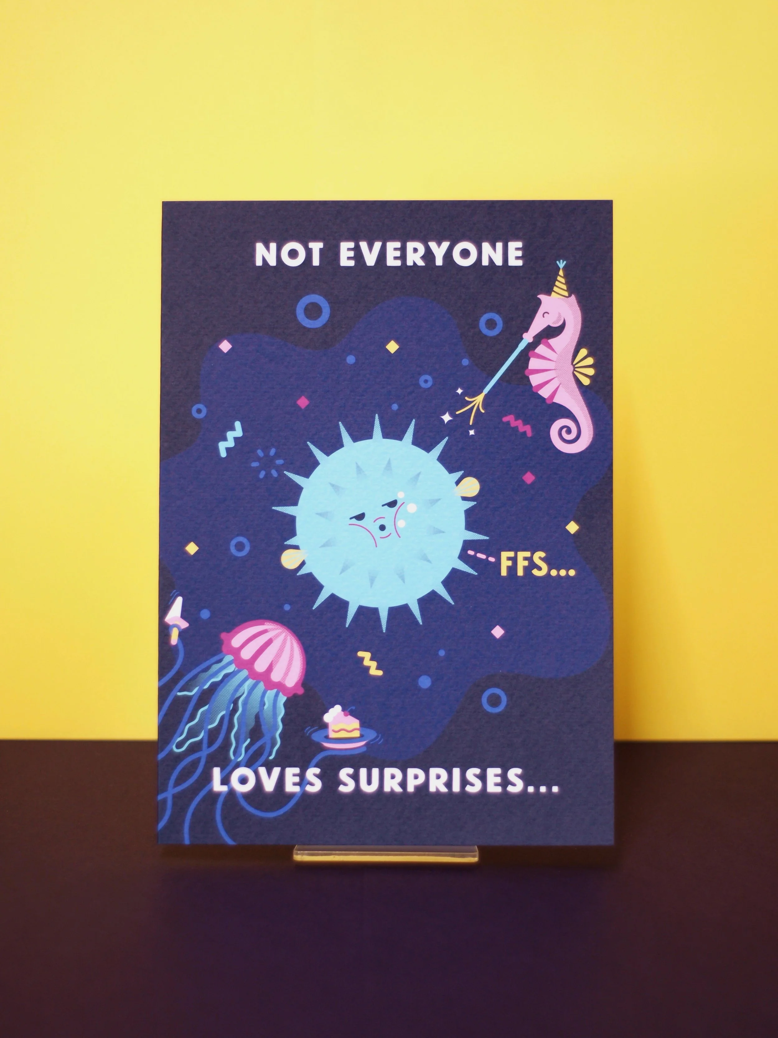 Not Everyone Loves Surprises - Celebration Card