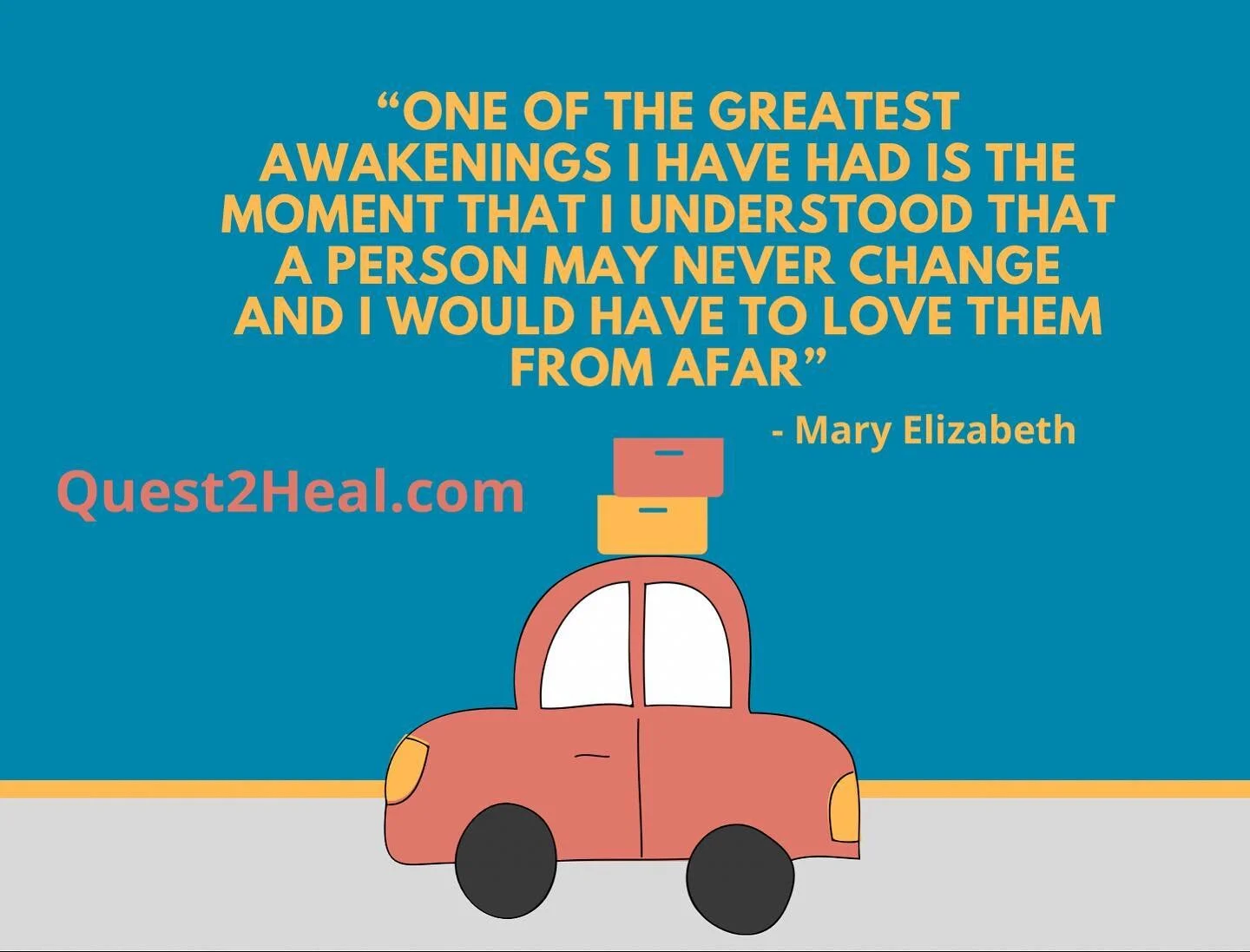 Who are you trying to fix on their journey of never changing?