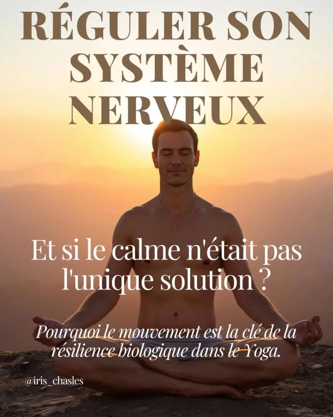 On nous a souvent appris que le Yoga &eacute;tait synonyme de calme absolu, de silence et d'immobilit&eacute;. 
Mais pour un syst&egrave;me nerveux satur&eacute; par le stress moderne, l'immobilit&eacute; forc&eacute;e peut parfois ressembler &agrave