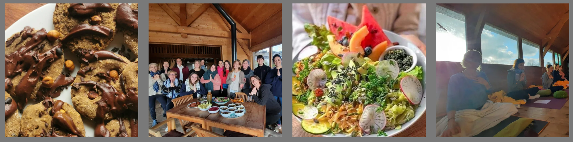 Brunch naturopathique et alimentation saine lors d'un séjour bien-être.