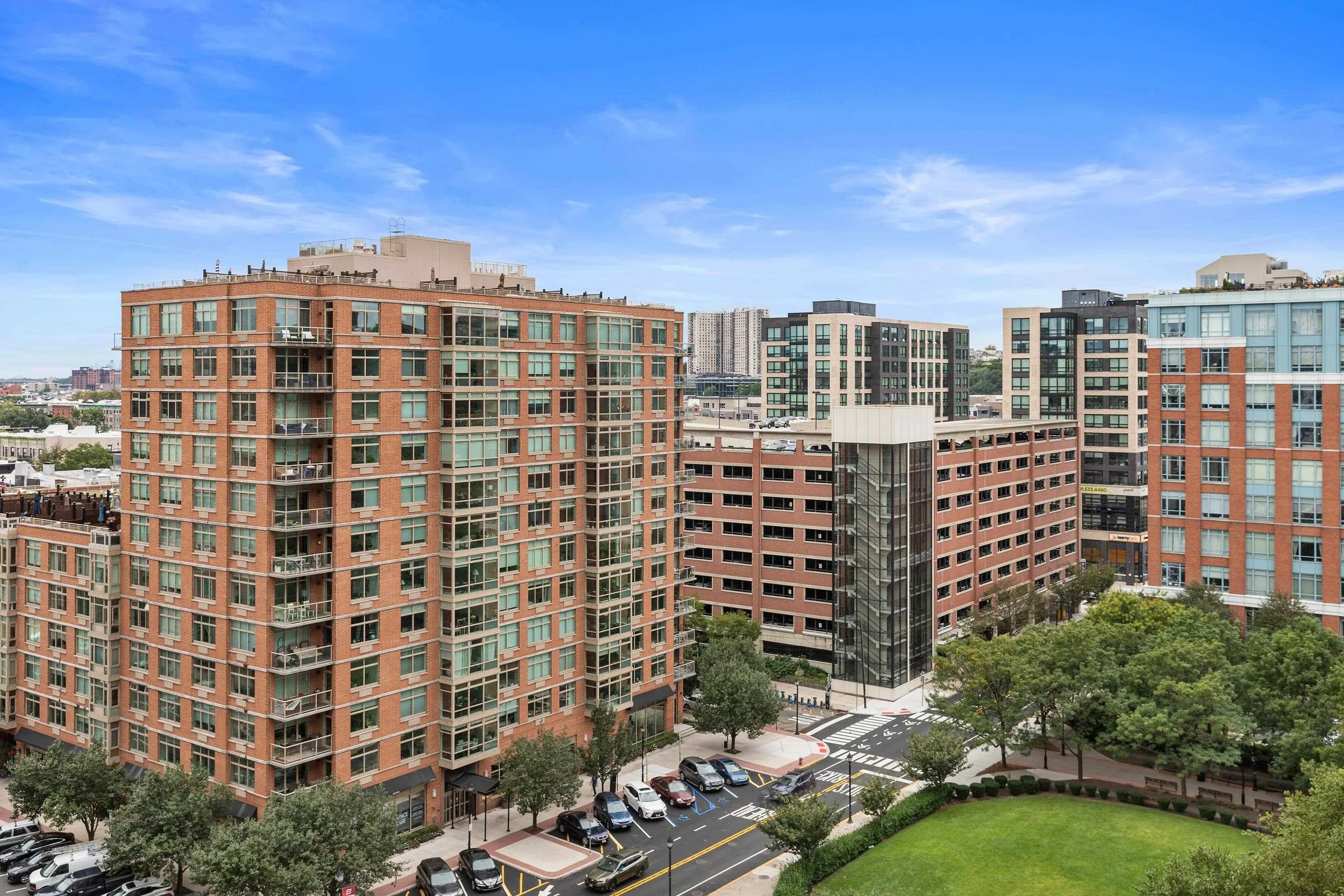 residential condo building exterior in Hoboken NJ