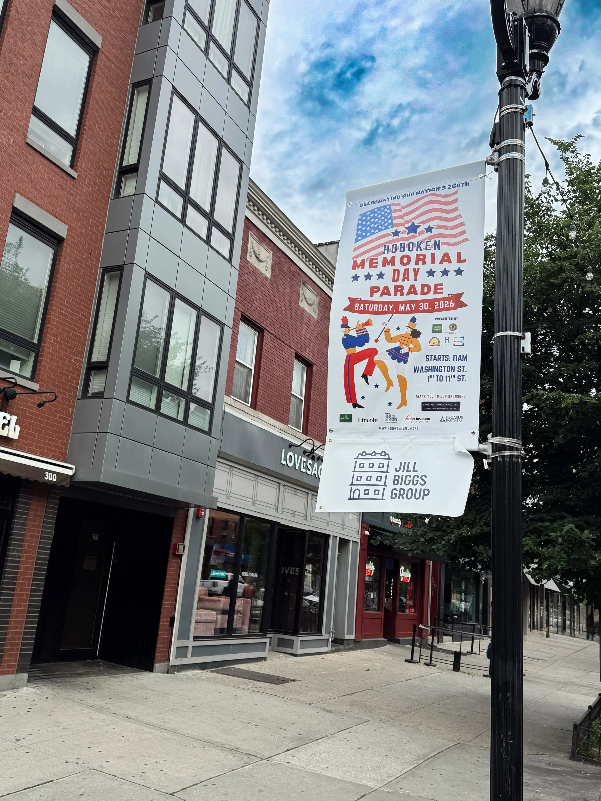 Catch the JBG crew at the Hoboken Memorial Day Parade this Saturday, 5/30! 🇺🇸

We&rsquo;ll be rolling up Washington Street in the JBG van while our team walks the parade route handing out candy, sunglasses &amp; more. Plus, prizes to be won at our 