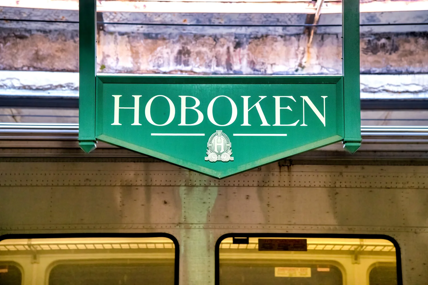 Hoboken Terminal train station in Hoboken NJ
