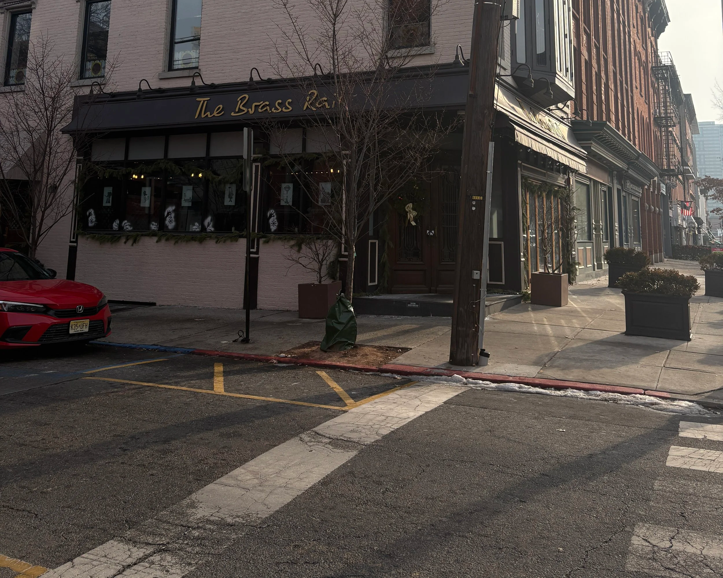 exterior of The Brass Rail, best restaurants in Hoboken, NJ