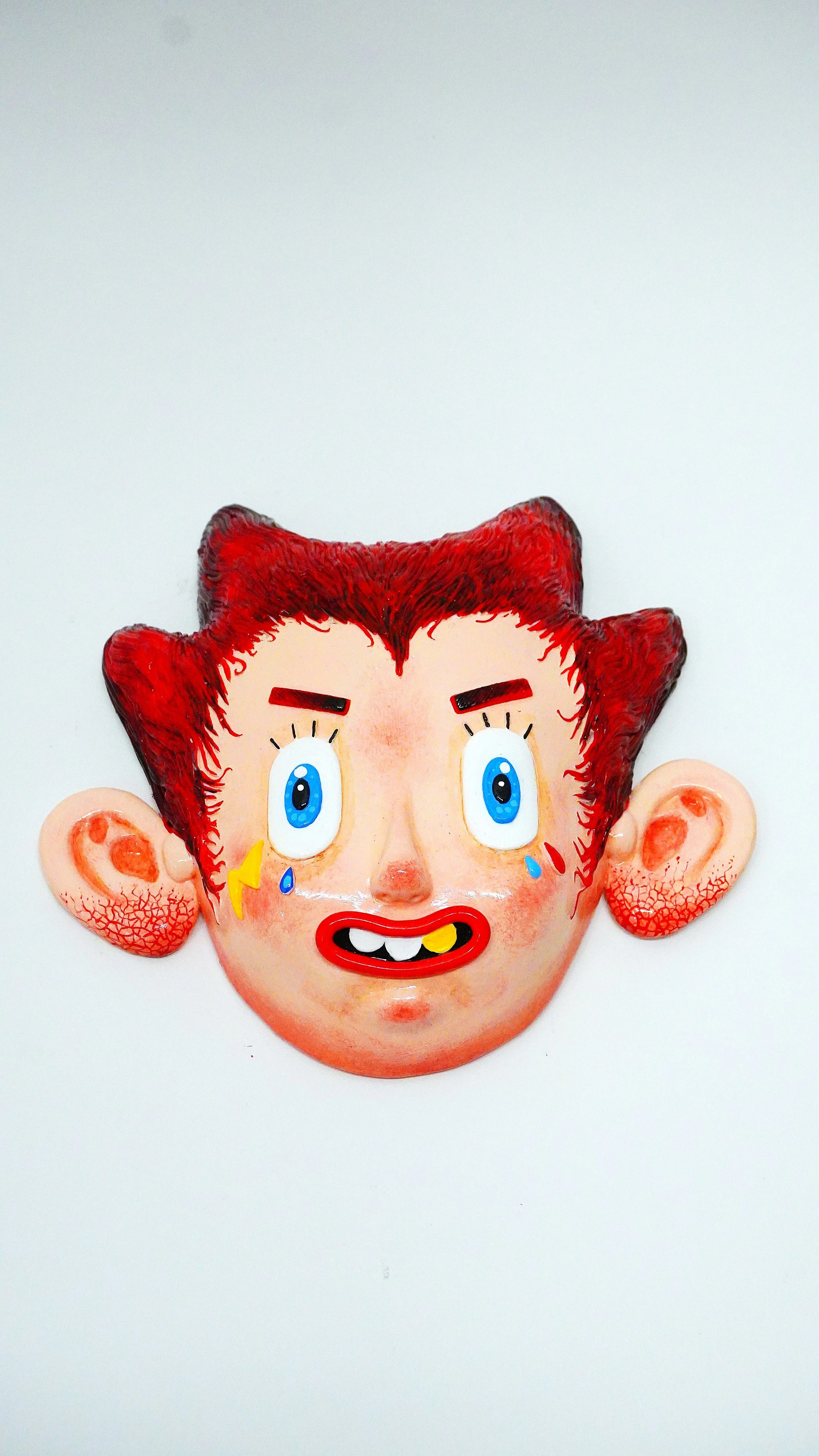 Retro Red Atomo - Sculpture