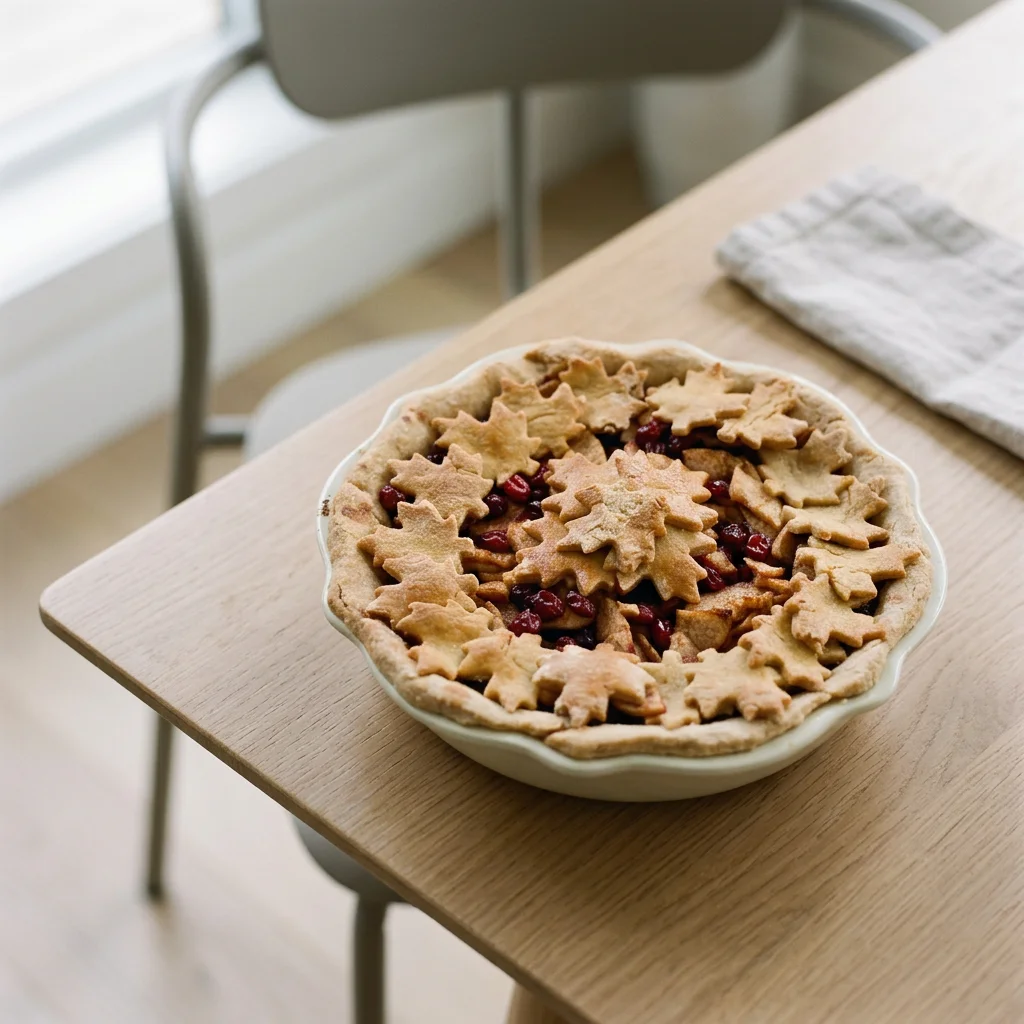 Apple Cranberry Pie (Gluten Free Vegan)