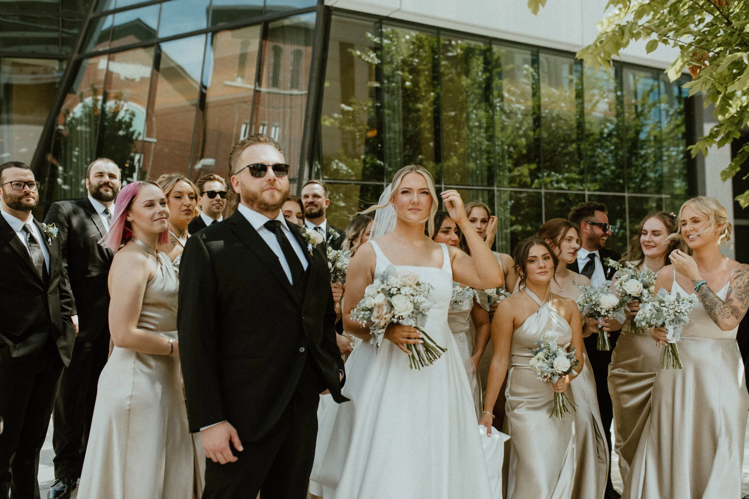 Wedding crew downtown Nashville