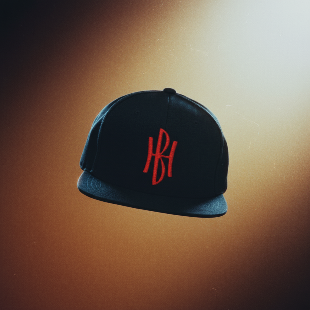 Limited Edition: Brook Hill MLB-Style Snapback Hat with Puff Embroidery in Red