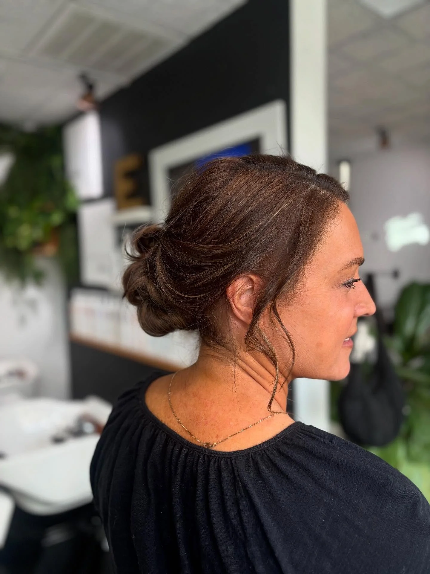 A little updo for an event ✨ Hair by @hairbybekah.cda ⚡️🩷
