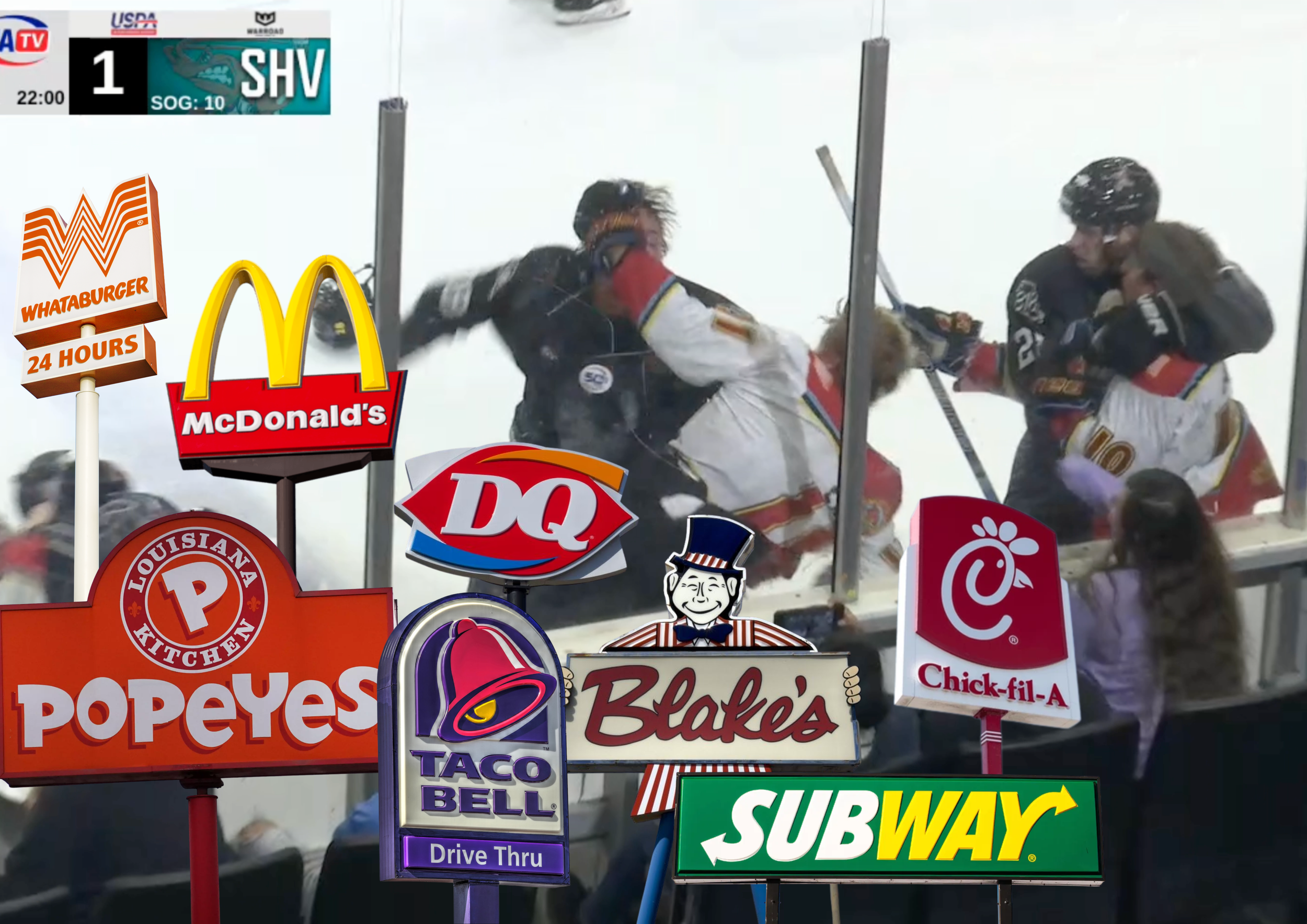If NAHL South Division Teams Were Fast Food Restaurants