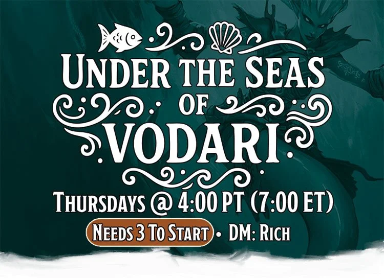 Thursdays @ 4:00 PT (7:00 ET)