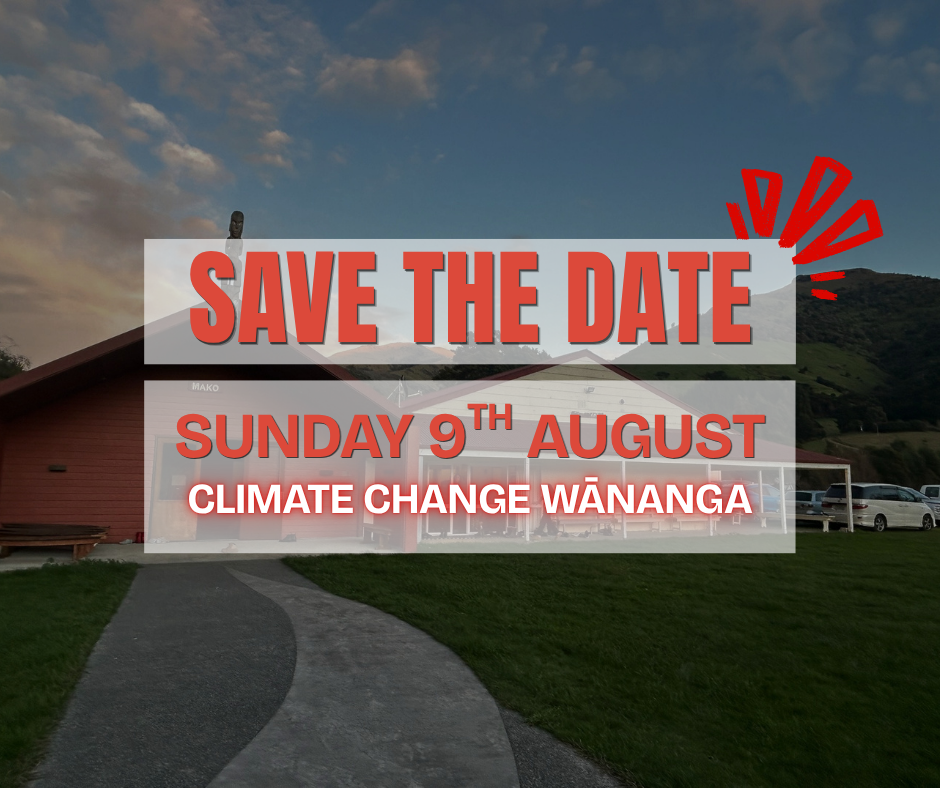 Save the Date! Climate Change Wānanga