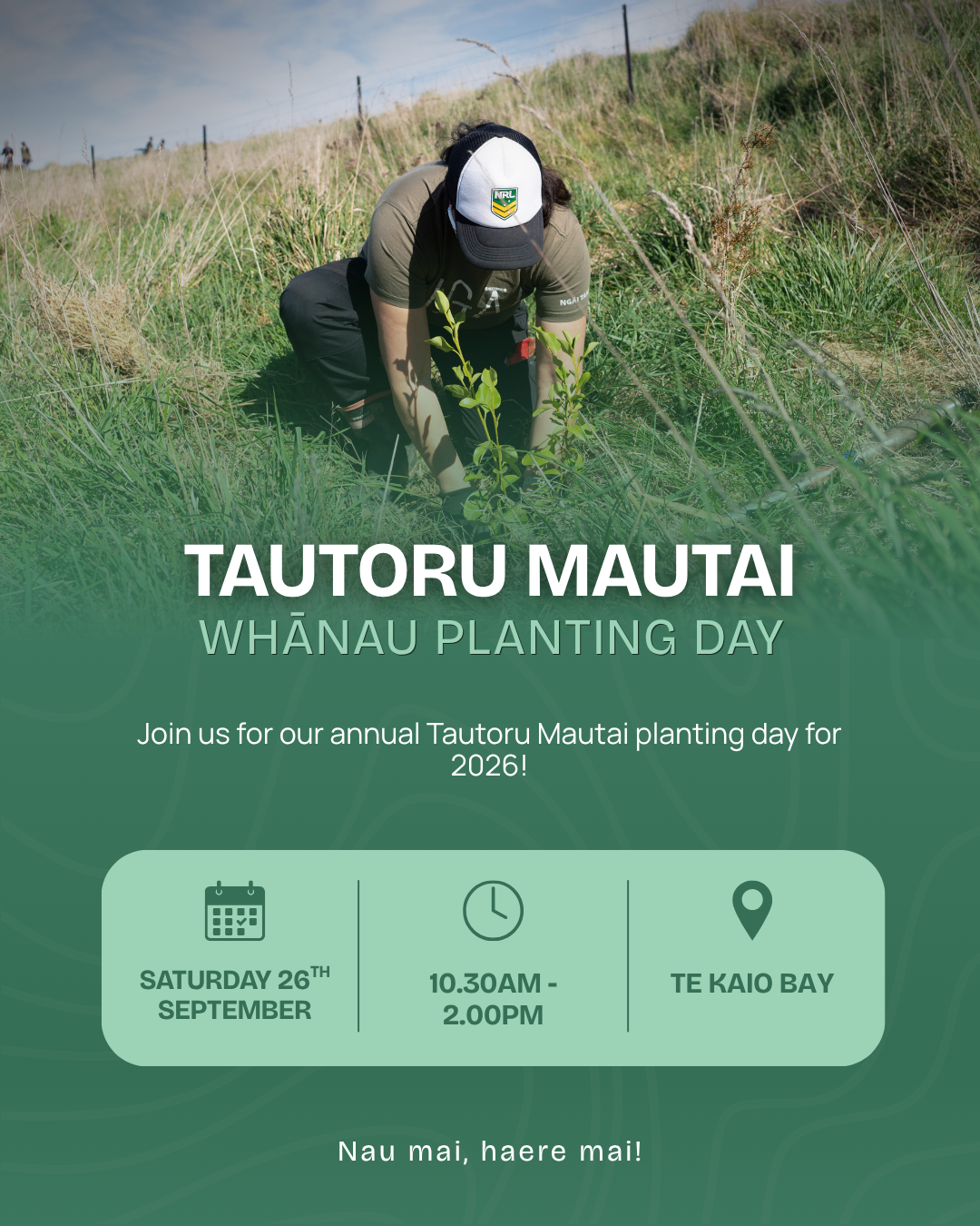 Tautoru Mautai Whānau Planting Day 2026