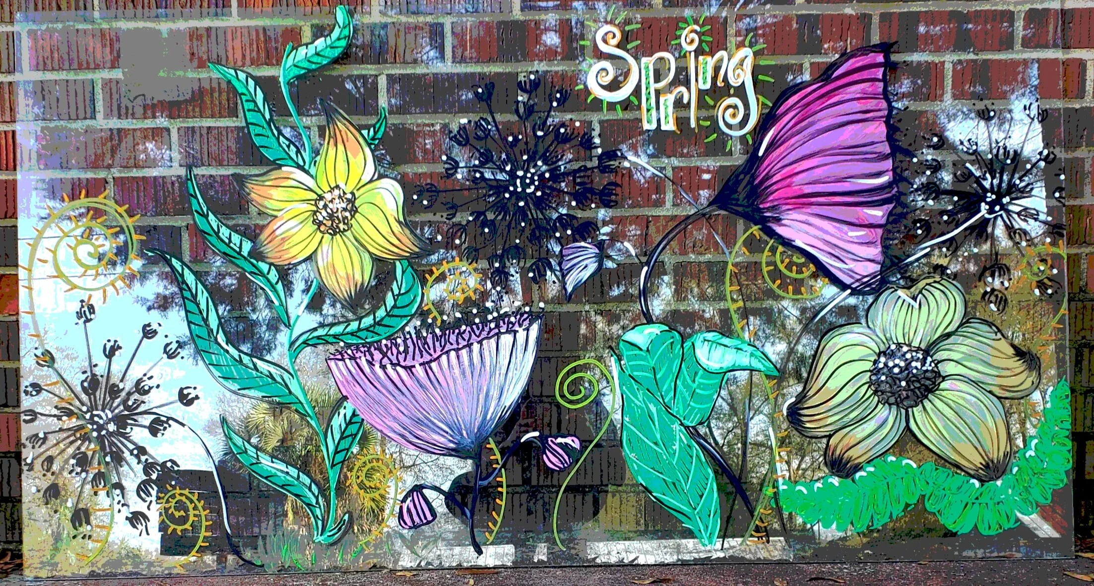 Spring Window Art