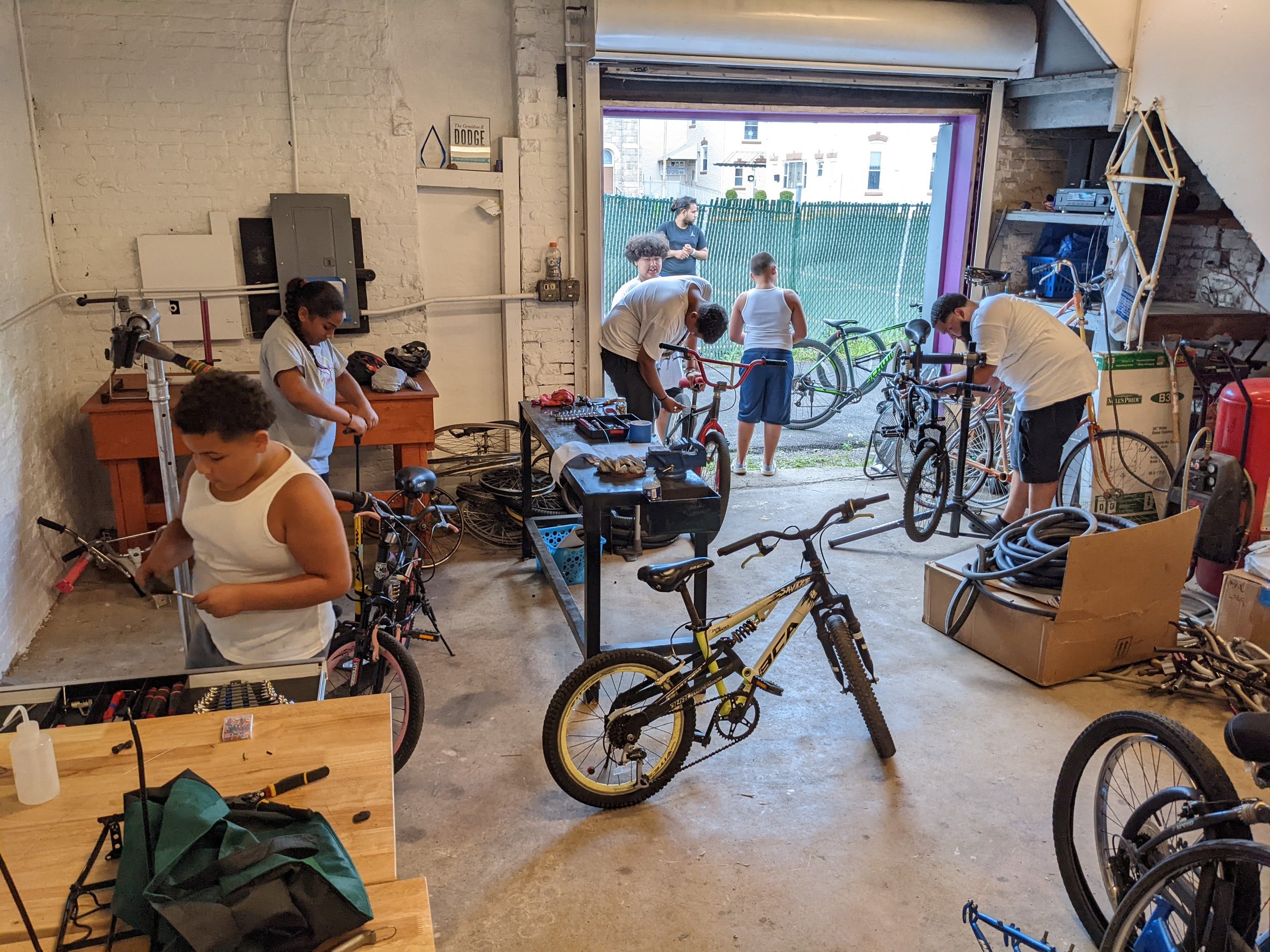 Community Outreach Garage — Trenton Cycling Revolution