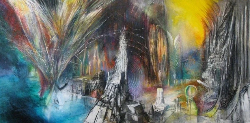 “White Throne”
48X96”
Oil on panel
2010