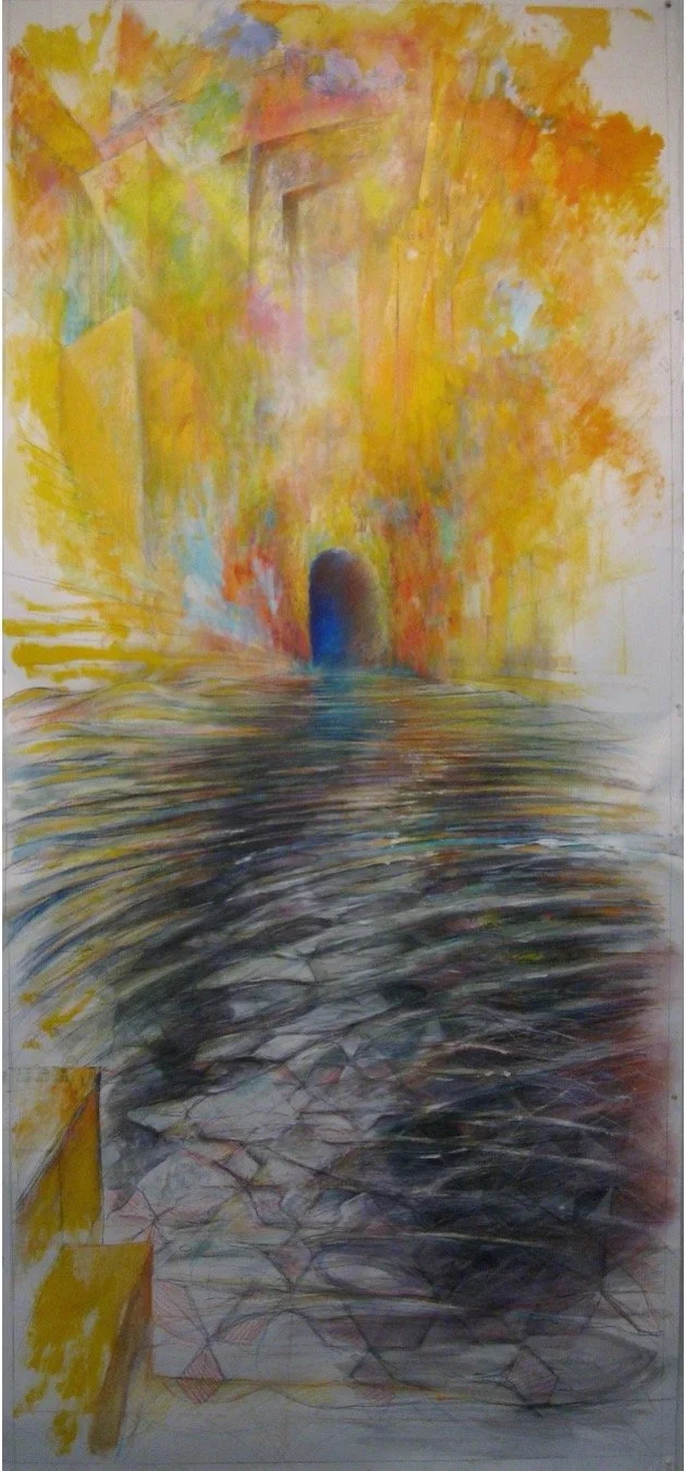 “Man born Blind”
110X60”
Acrylic and mixed on paper
2013