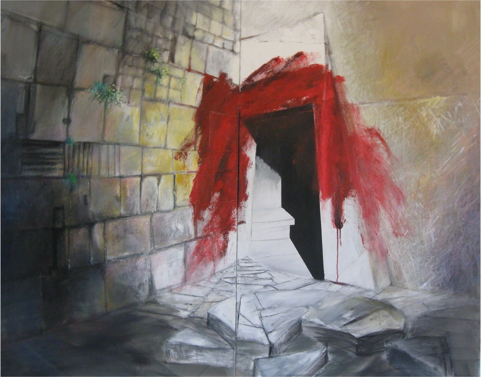 “Passover/Easter”
40X60”
Oil on canvas (s panels)
2014