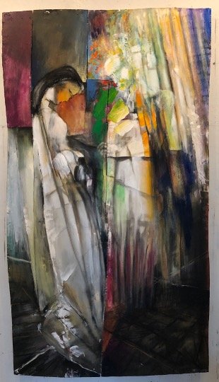 “Annunciation”
96X50”
Oil on plywood (2 panels)
2021