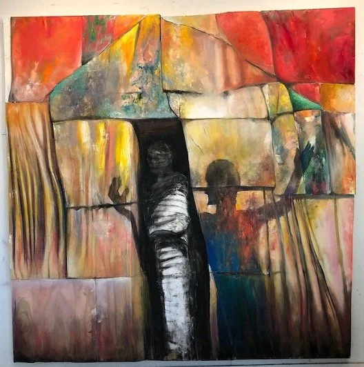 “Lazarus”
(8’ square on 2 plywood
panels)
2019