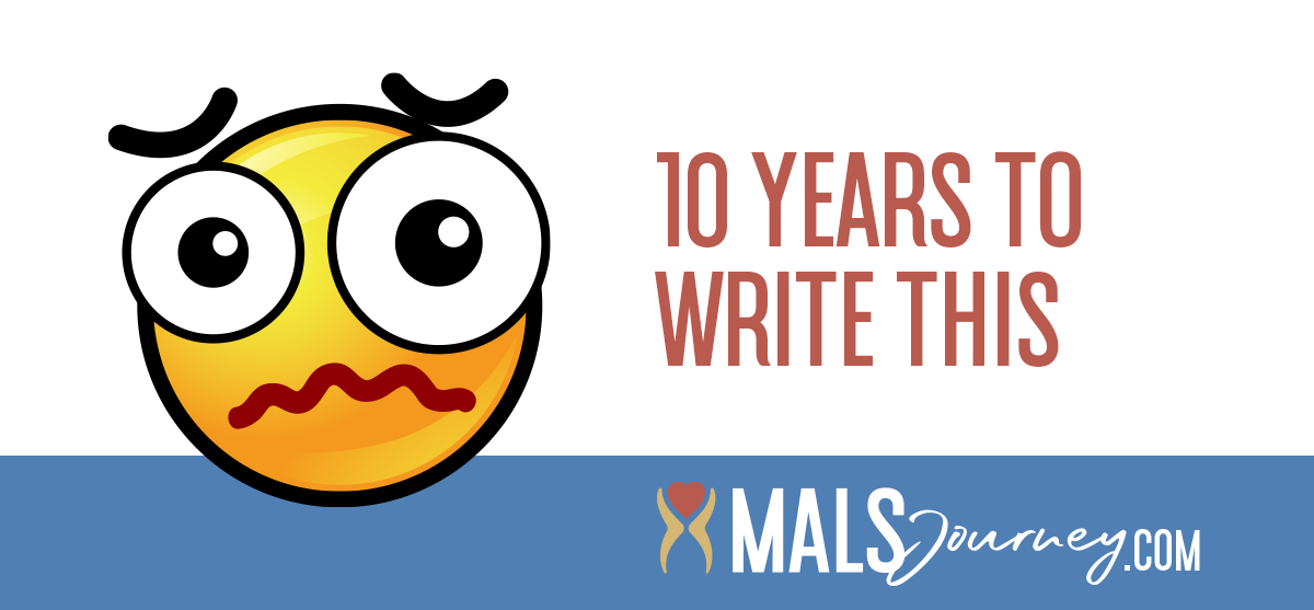 10 Years To Write This