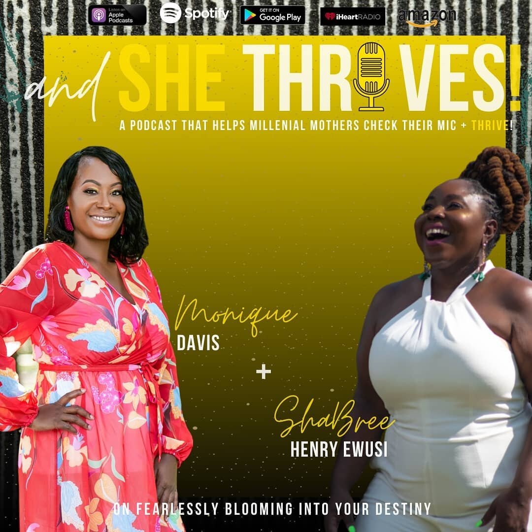 💃🏽 The wait is over!! Check out Ep. 20 of the 'and SHE Thrives' podcast today! 

In this episode @shabreeewusi and I talk about the importance of IDENTITY and knowing who you are throughout every phase of your journey. I speak on what that means to
