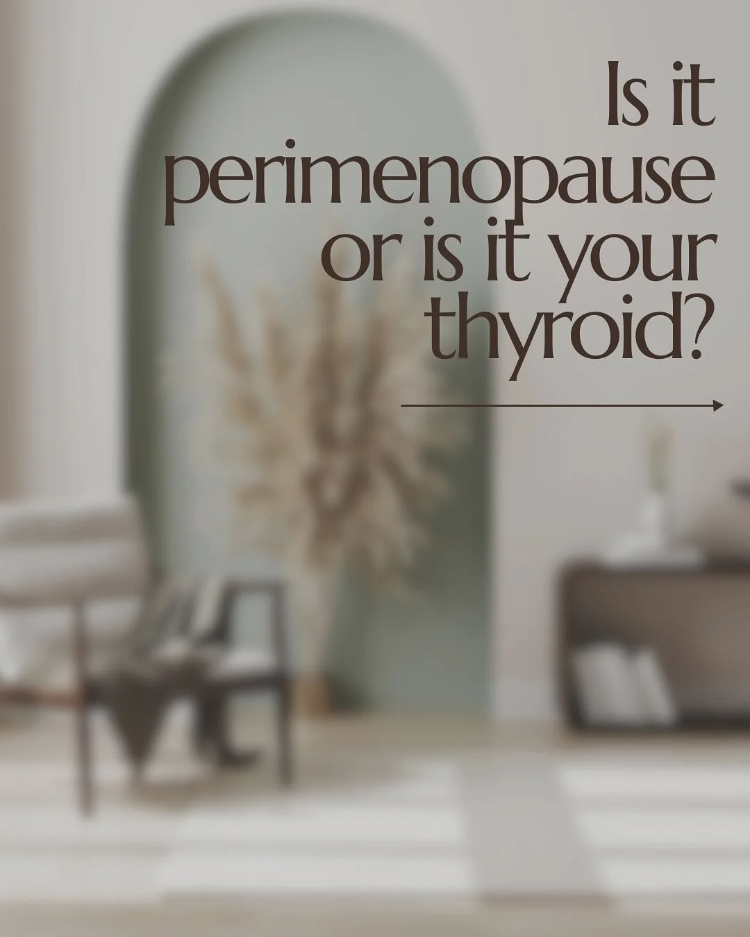✨ Is it your thyroid&hellip; or perimenopause? ✨

Fatigue, weight changes, brain fog, mood swings, irregular cycles&mdash;these symptoms can overlap and leave you wondering what&rsquo;s really going on🤔

The truth is, both thyroid dysfunction and pe