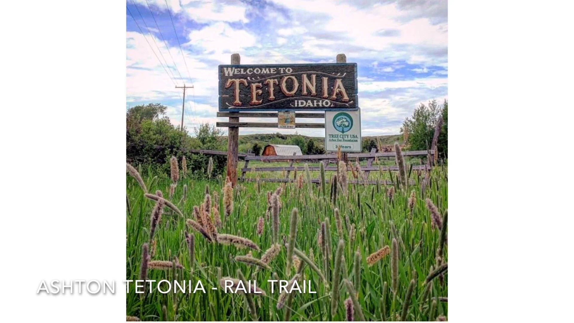 Ashton Tetonia bike Rail Trail
