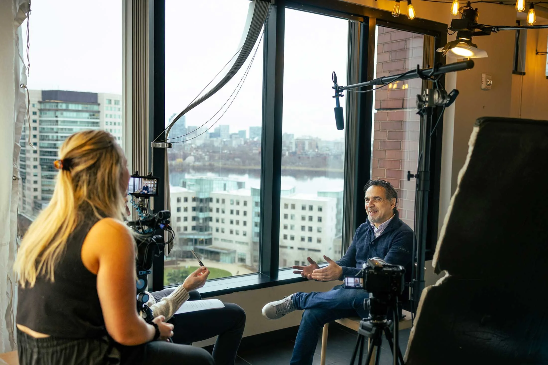 The President of Lumeris being interviewed by Bunker Hill Media