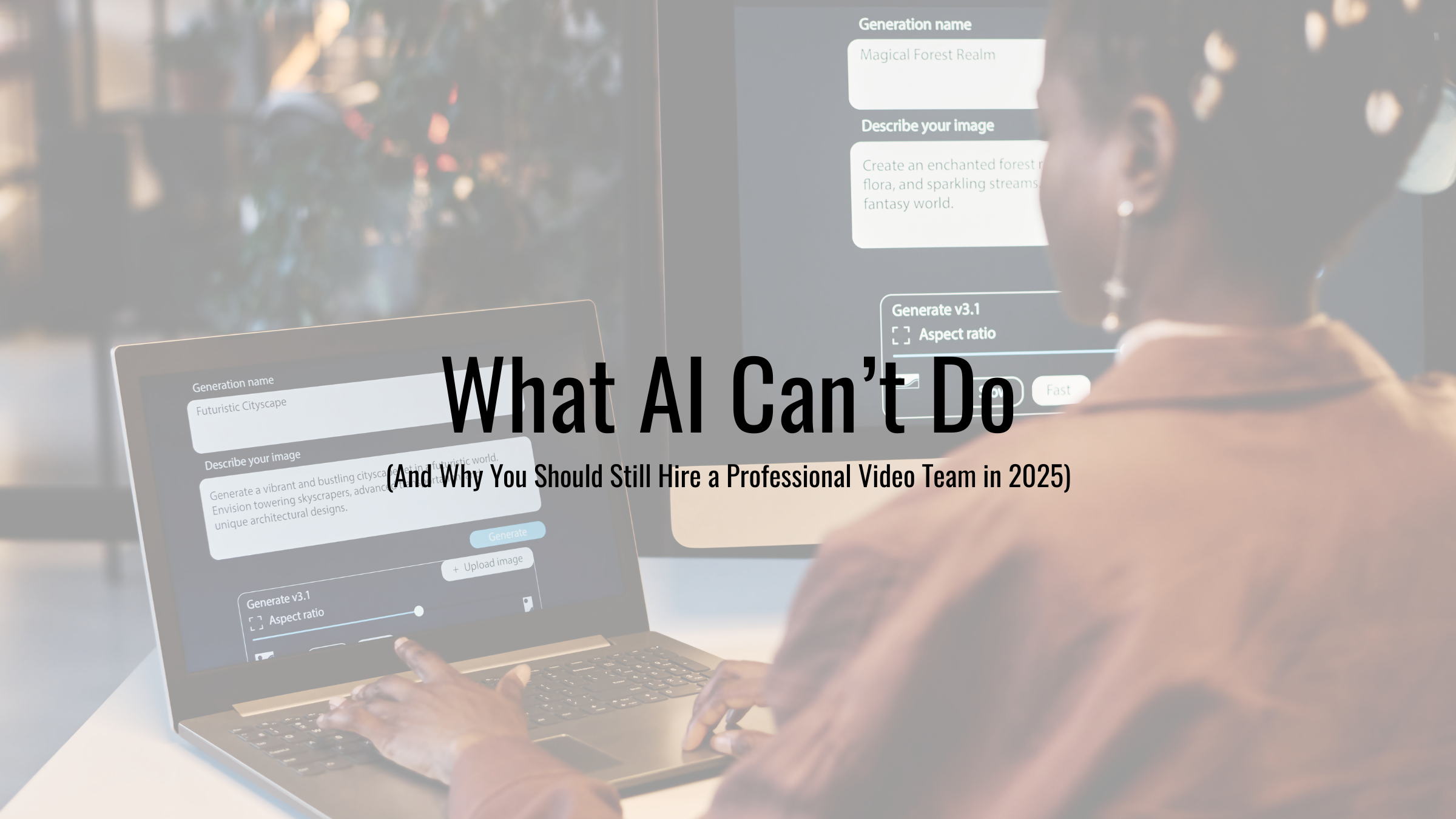 What AI Can’t Do, and Why You Should Still Hire a Real Video Production Company in 2025
