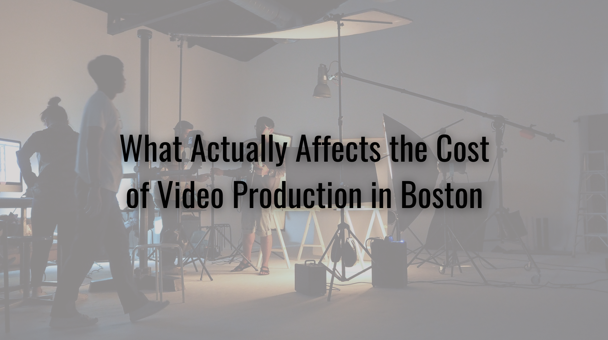 What Actually Affects the Cost of Video Production in Boston