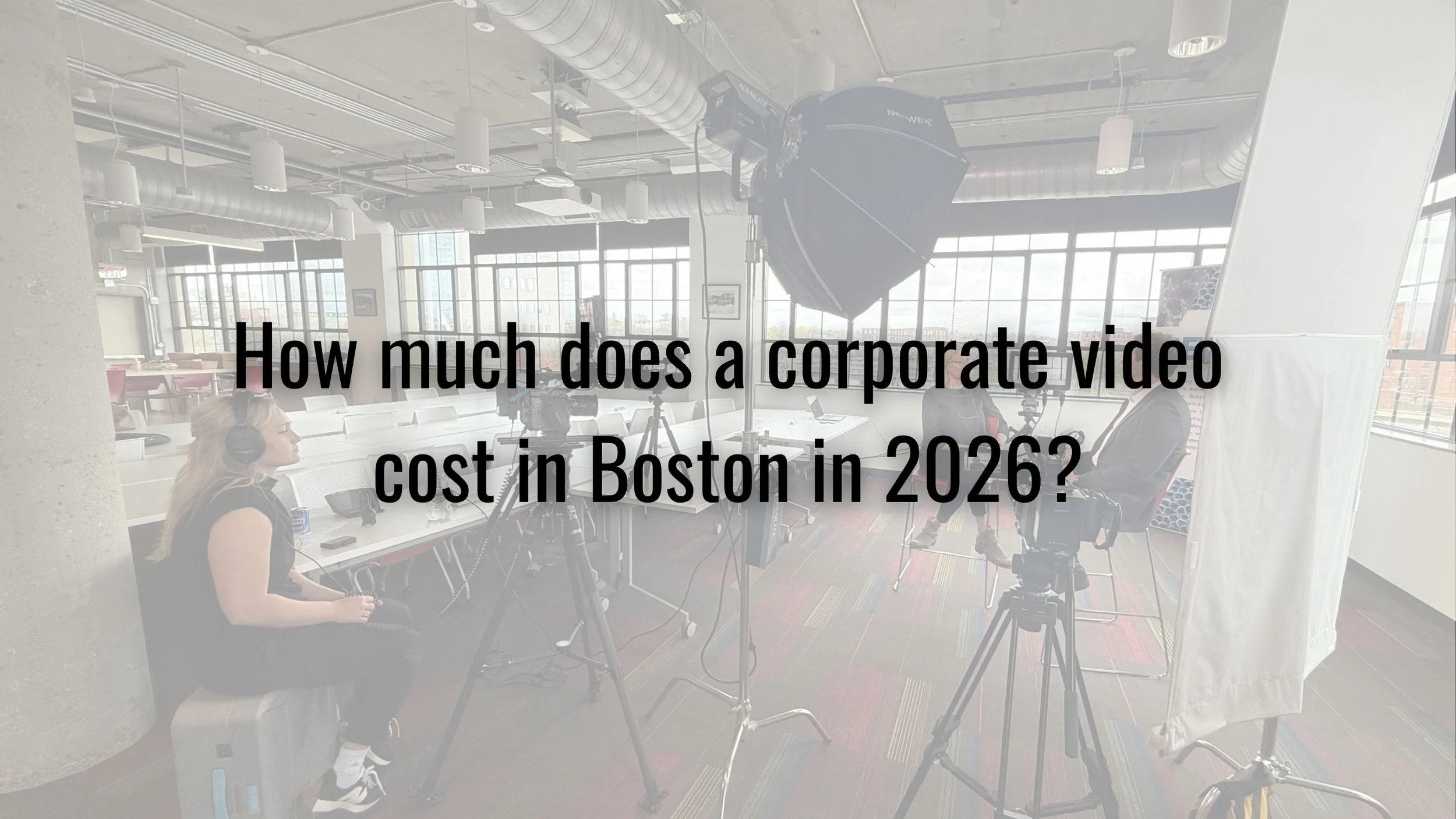 How Much Does a Corporate Video Cost in Boston in 2026?