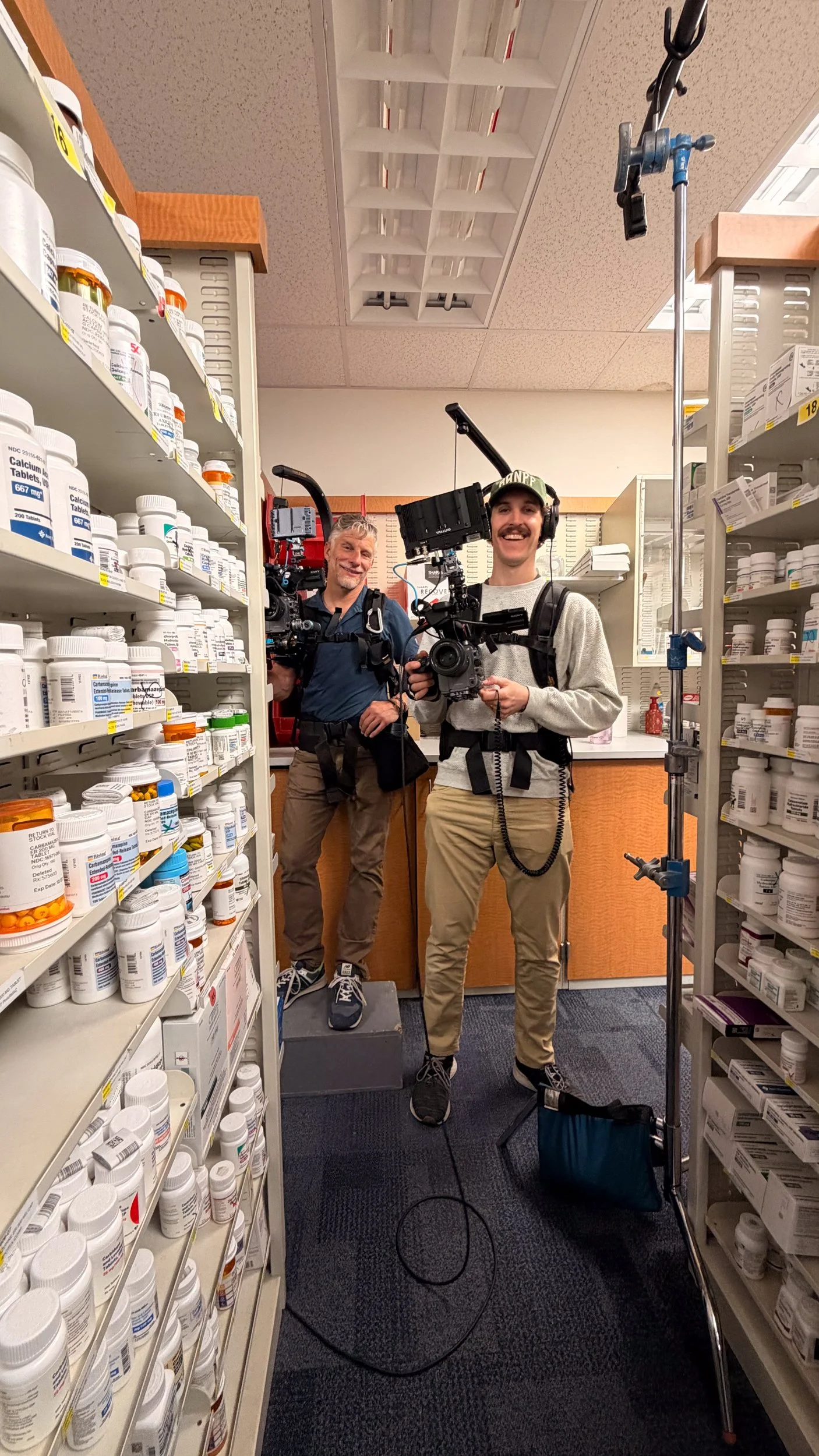 Sam on Set for CVS in Pennsylvania 