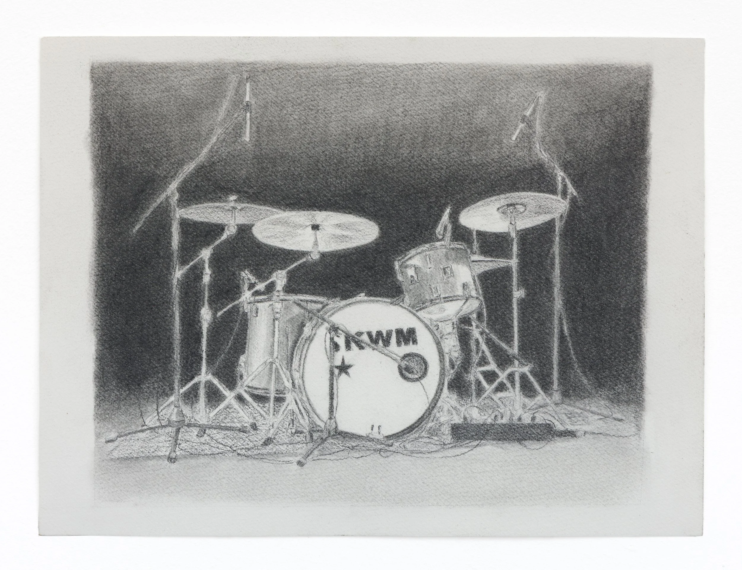 kits- Silkworm, May '26, 2026, graphite on paper, 9 x 12 inches