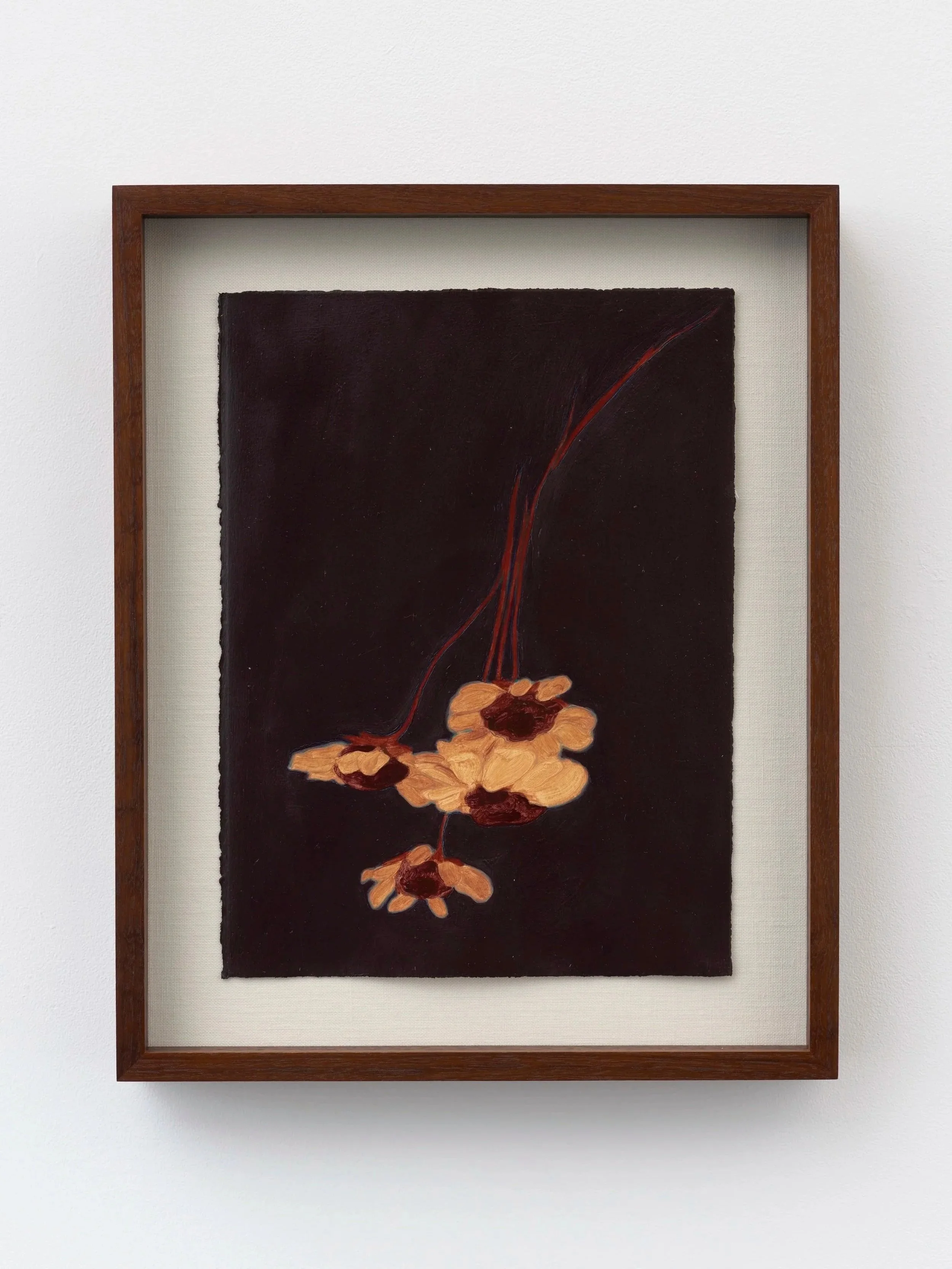 nights, TS 8, 2026, oil on paper, 12 x 9 inches