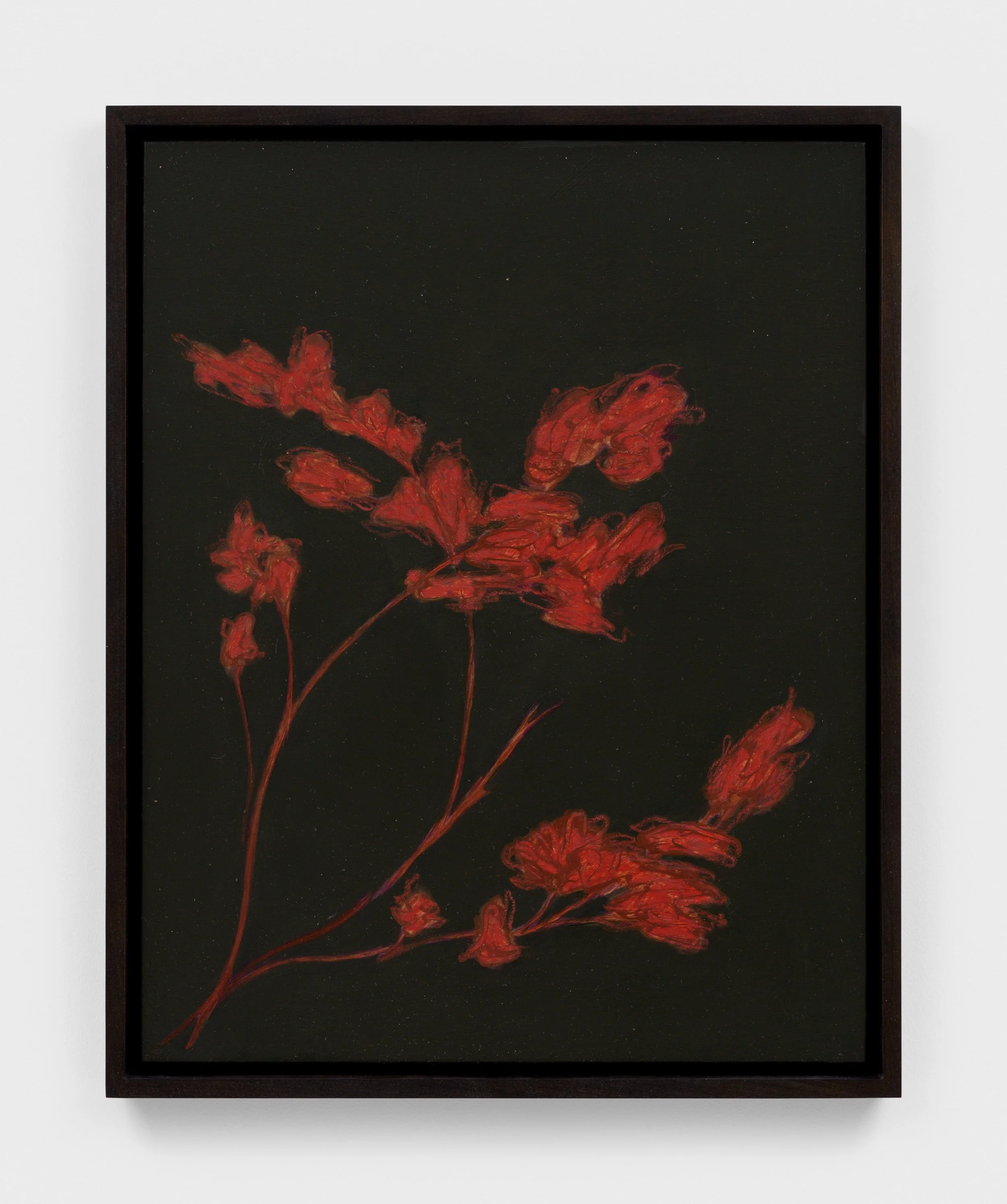 fathoms, 23, 2026, oil, oil pastel and pencil on panel, 12 x 16 inches