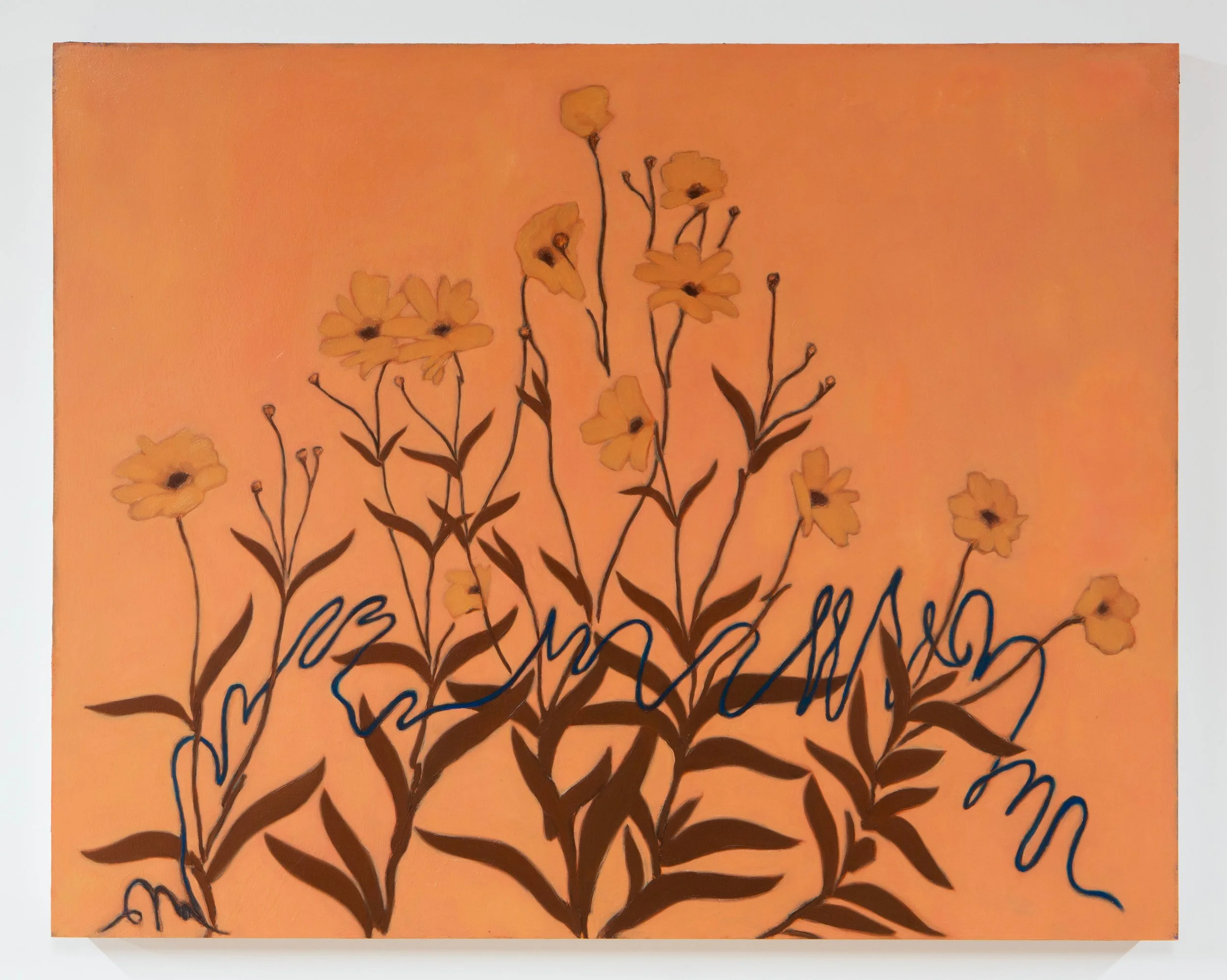 Normandy, summer, 2022, oil on panel, 24 x 30 inches