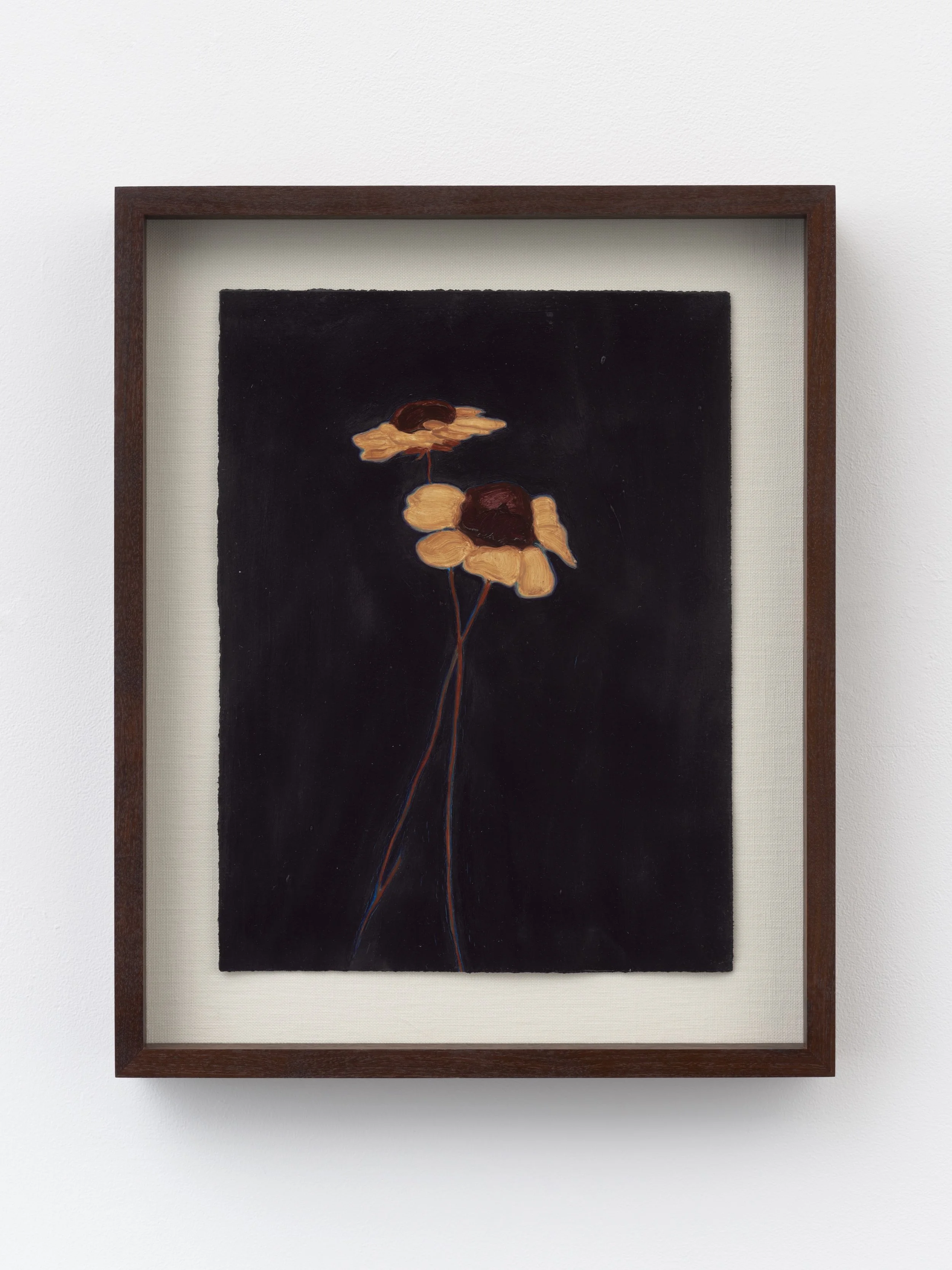 nights, TS 7, 2026, oil on paper, 12 x 9 inches