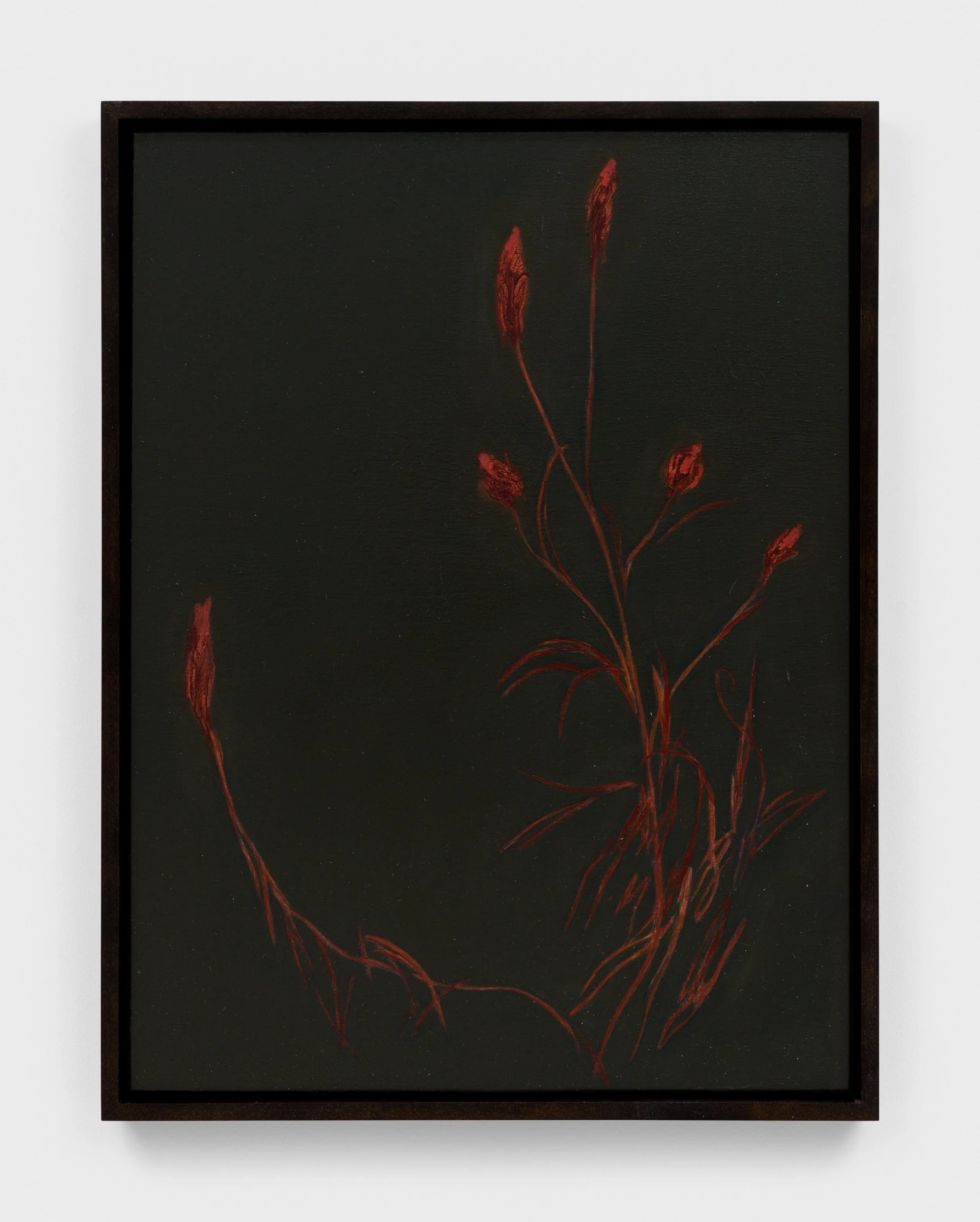 fathoms, 22, 2026, oil, oil pastel and pencil on panel, 12 x 16 inches