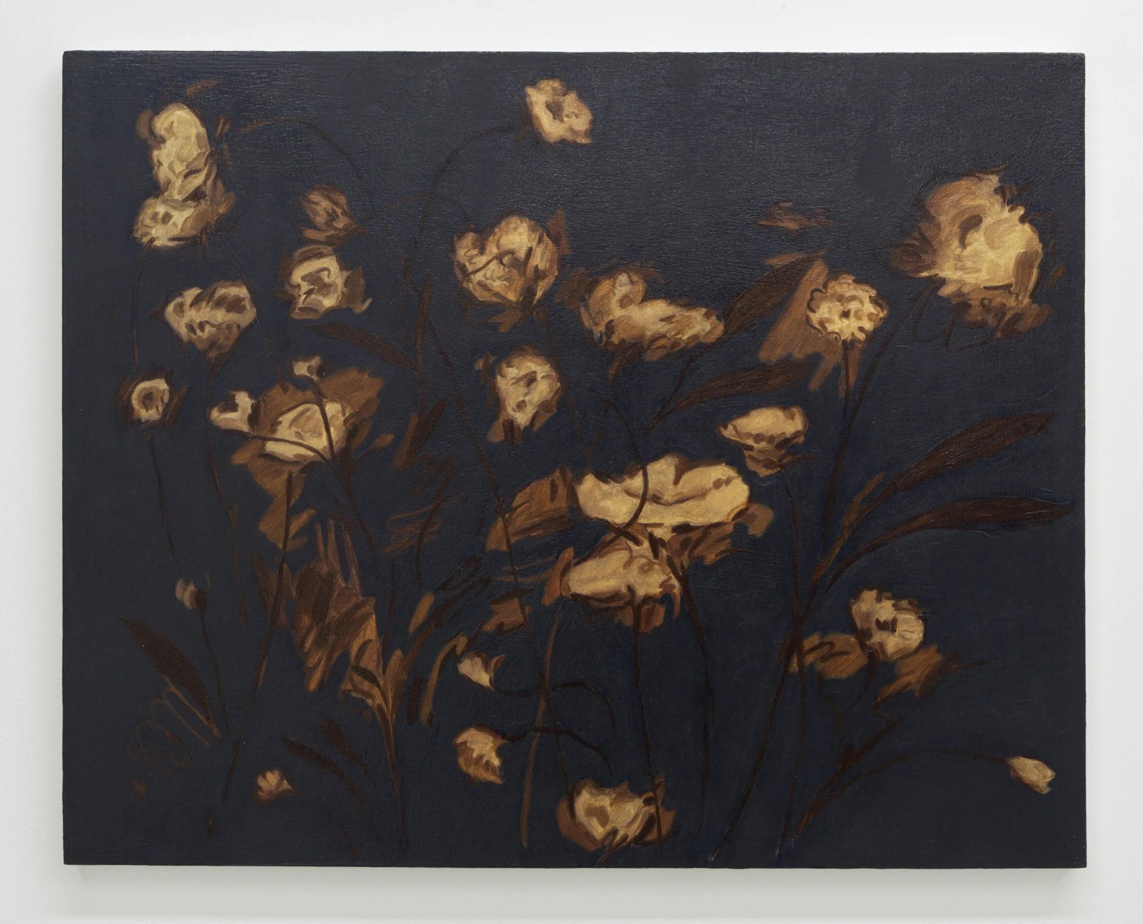 nights, 32, 2021, oil on panel, 16 x 20 inches
