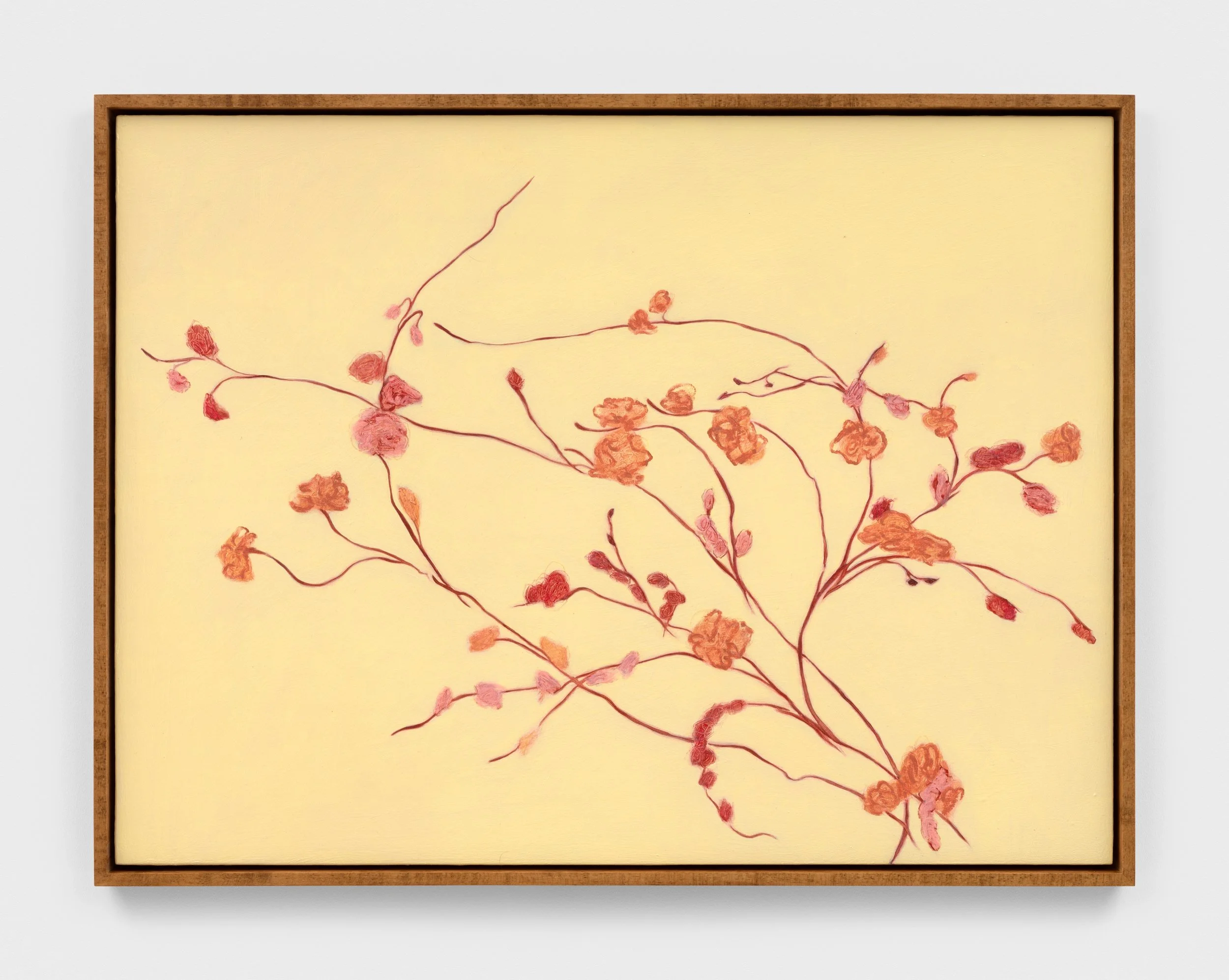 Summerwind 2, 2026, oil, oil pastel, and pencil on panel, 18 x 24 inches