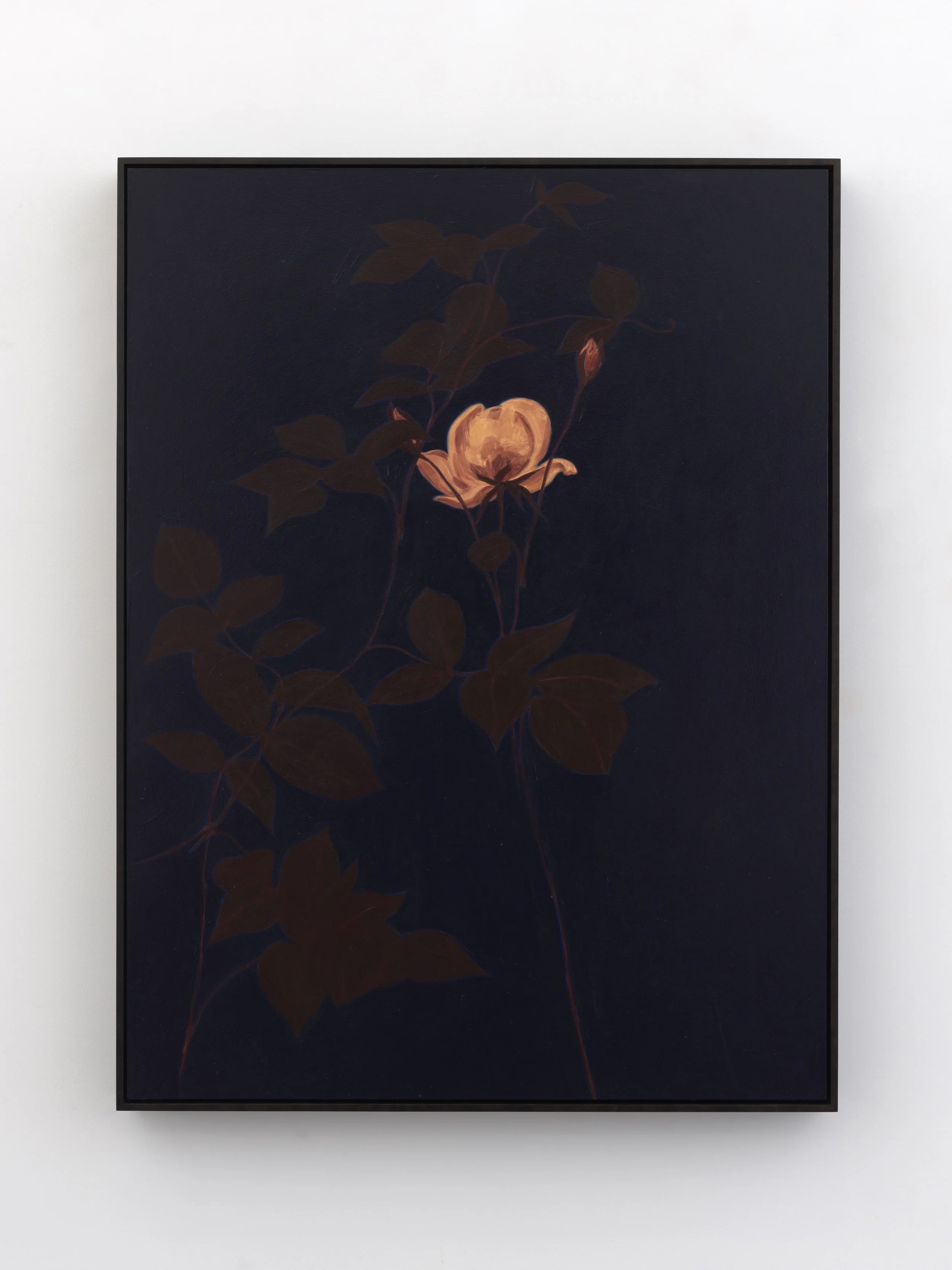 nights, 91, 2025, oil on panel, 48 x 36 inches