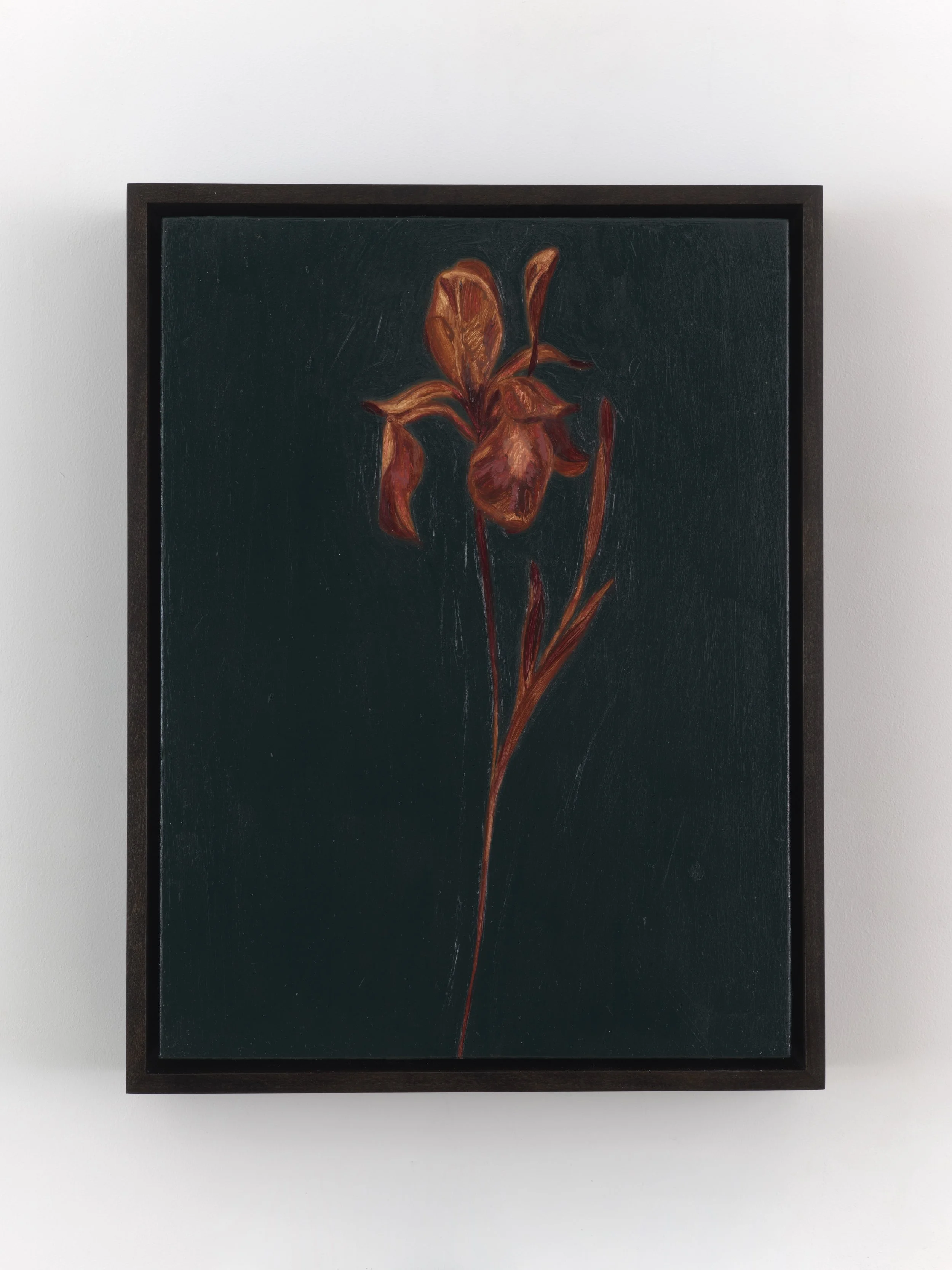 fathoms, 14, 2026, oil, oil pastel and pencil on panel, 9 x 12 inches