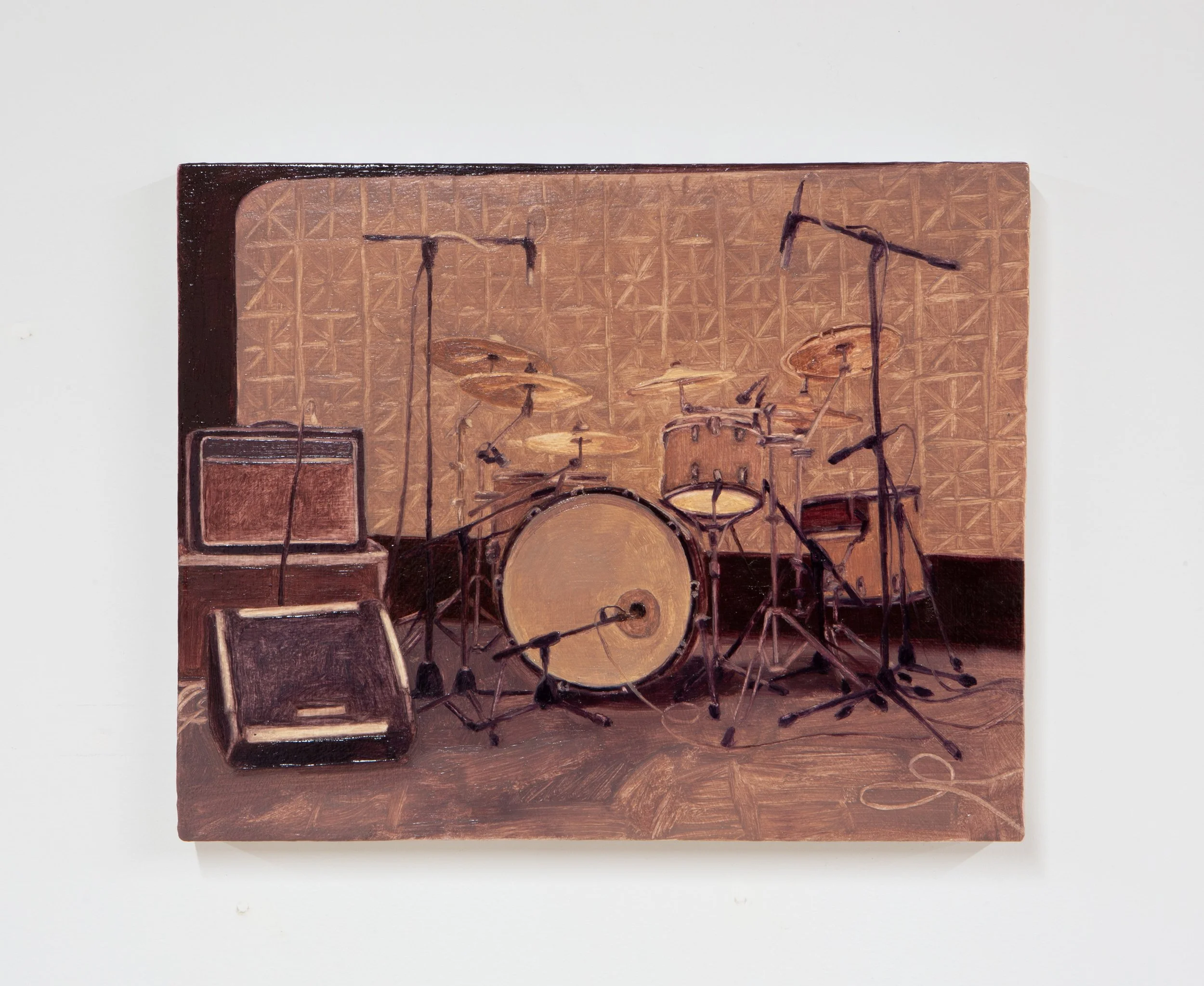 kits- Gilla Band, Feb 23, 2024, oil on panel, 8 x 10 inches