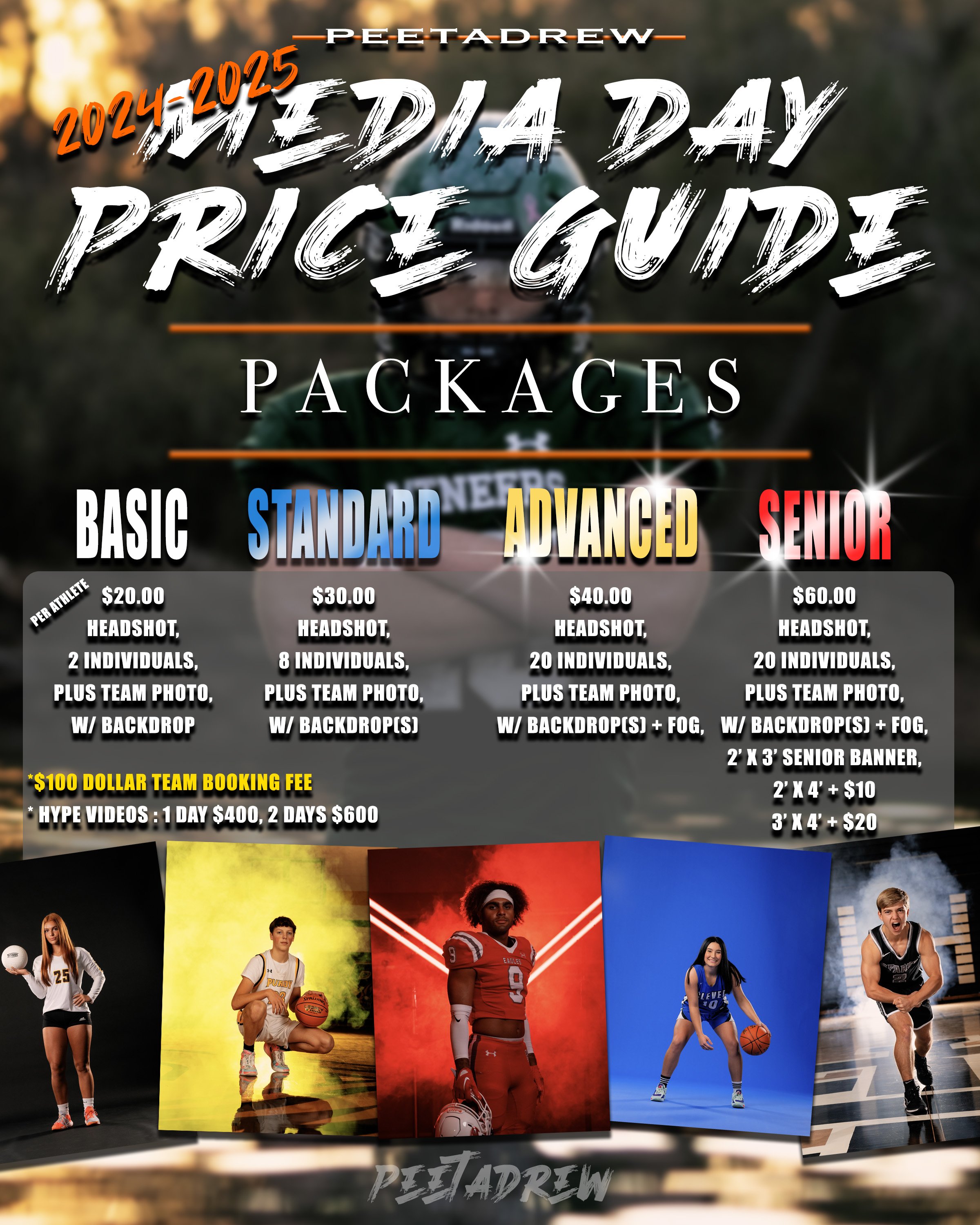 Media Day Price Guide