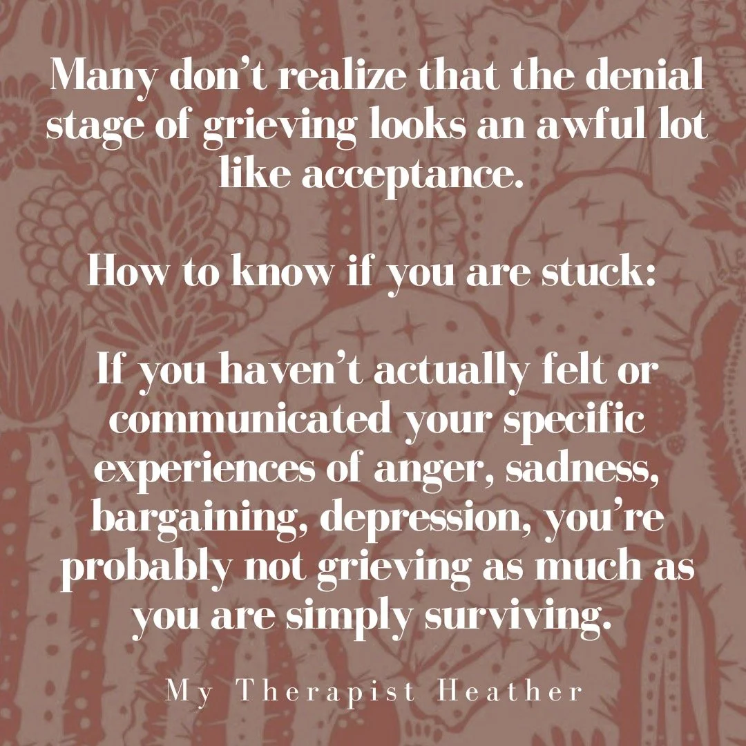 In your life, your losses will be like the sand beneath your feet, countless, constant, and life-defining. But how do we know if we are &quot;grieving well.&quot; 

How much time is enough time to grieve? 

I believe that if I've been grieving a loss