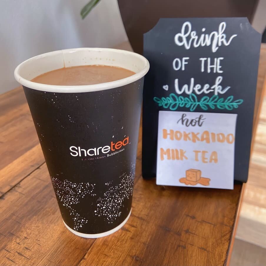 Drink of the Week: HOT 🔥 Hokkaido Milk Tea!

Online ordering is available on our website!
Follow our Tiktok~

#sharetea #jurupavalley #shareteajurupavalley #bobatea #boba #tapiocapearls #bubbletea #tapioca #milktea #hokkaido #hotdrink