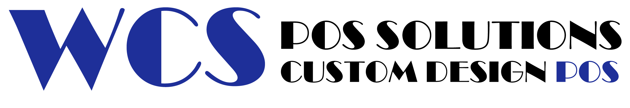 Logo of WCS Pets with the text 'WCS Pets' in large blue letters and smaller black letters.